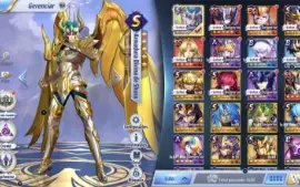 Conta Saint Seya lvl 44 a-139