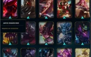 CONTA LOL 🌟 PLATINA 4 🌟 237 SKINS 🌟 TODOS CAMPEOES