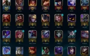 Conta LoL - 64 champs/27 skins - Ouro3 (SoloQ)/Ouro2 (Flex)