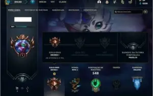 Conta bronze 1 com TODOS os champs e 149 skins