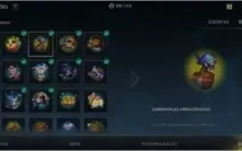 Conta wild rift 21 skins 60 campeões