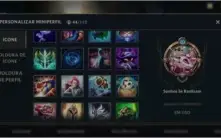 Conta wild rift 21 skins 60 campeões