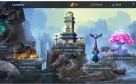 Conta mir4 lv 53 pet épico e couro heroico!