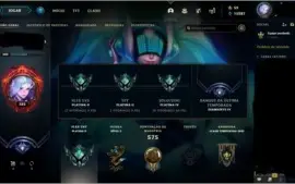 Vendo conta no LOL com 167 skins, todos os champs e 15k EA