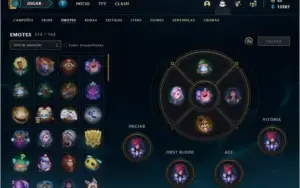 Vendo conta no LOL com 167 skins, todos os champs e 15k EA