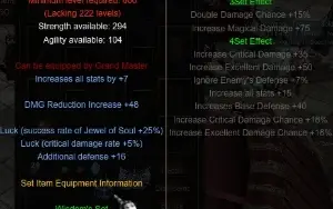 Darkangel Grand Master Mu Online Webzen Servidor Nidavellir