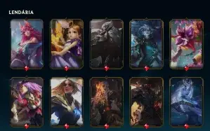 Conta League Of Legends Level 392, MMR Prata/Gold 172 Skins
