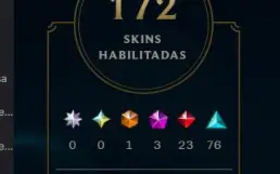 Conta League Of Legends Level 392, MMR Prata/Gold 172 Skins