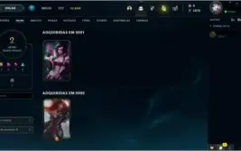 Conta gold 4 65% winrate