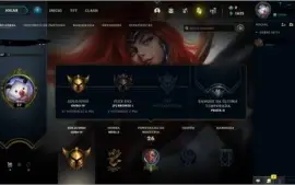 Conta gold 4 65% winrate