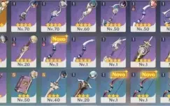 Conta AR 43 - Klee+Qiqi+14SR / Oração Perdida+Gemas -NA-PC