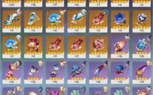 Conta AR 43 - Klee+Qiqi+14SR / Oração Perdida+Gemas -NA-PC