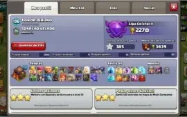 clash of Clans conta cv 10 quase full