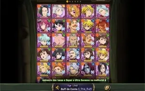 CONTA SEVEN DEADLY SINS: GRAND CROSS 7DS