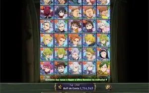 CONTA SEVEN DEADLY SINS: GRAND CROSS 7DS