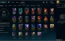 Conta lol com Orianna e Maokay Vitorioso +EA pra trocar Nick