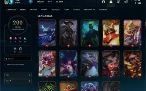 CONTA MAIN RIVEN COM BASTANTE SKINS