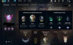 CONTA MAIN RIVEN COM BASTANTE SKINS