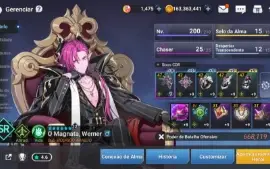 Conta Grand Chase Mobile 2,6KK PB