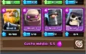conta clash royale arena 8 com uma lendária a princesa