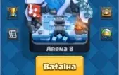 conta clash royale arena 8 com uma lendária a princesa