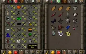 Runescape Old School total 1940+ Quest Cape