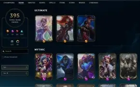 Conta Grão-Mestre - Para fazer de main - 400 skins