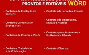 100 Modelos Contratos + 1.600 Cartas Comerciais E Pessoais