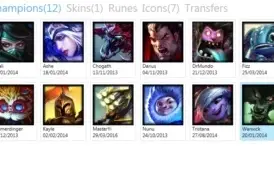 CONTA LV24 12 CHAMPS 1 SKINS