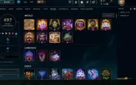 Conta lol N.1339 Todos os Campeoes e 1 Milhao e 400 Mil EA