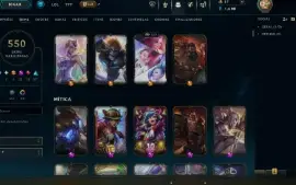 Conta lol N.1339 Todos os Campeoes e 1 Milhao e 400 Mil EA