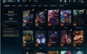 Conta Prata 3 com 62 Skins e 95 Champs