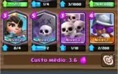 Clash Royale - Arena 10 (3.500) com 158k ouro e 2.3k gemas