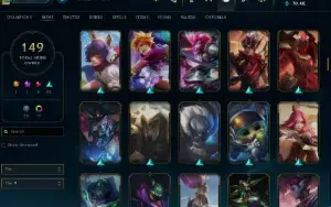 Conta Lol  full acesso  359 Rp - 149 Skins - Lv 403