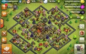 Conta cv 10 de clash of clans