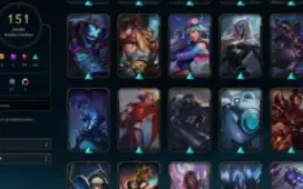 Conta League of Legends 151 Skins Full Acesso Unranked