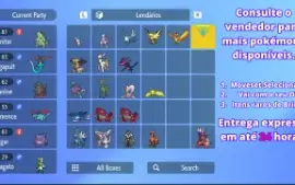 Time De Pokémons De Alto Nível (pokémons Custom)