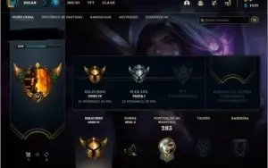 Conta de lol Ouro 4 34 skins!