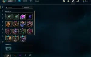 Conta de lol Ouro 4 34 skins!