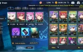 CONTA GRANDCHASE MOBILE 425K+ PLATINA