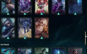Conta League of legends com várias skins