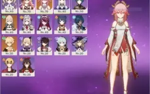 Yae Miko C1 - Atlas Celestial e Harpa -AR 36
