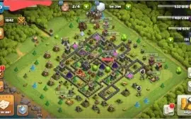 Clash of Clans CV 9 quase Full, muito barato