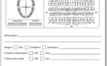 Ficha para Cadastro de Clientes / Odontograma