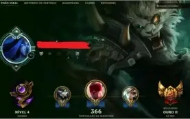 CONTA LEAGUE OF LEGENDS 108 SKINS, GOLD2 TODOS OS CHAMPIONS