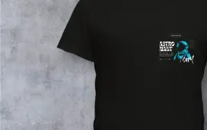 Camisa poliéster/dry fit Estampa astronauta