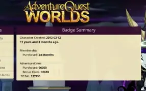 Conta Aqw Com 11 anos, Vot e etc.