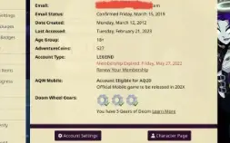 Conta Aqw Com 11 anos, Vot e etc.
