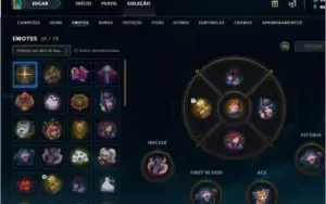 Conta League Of Legends Platina 3 275 skins