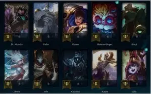Conta LoL Prata - 46 Campeões, Nível 66